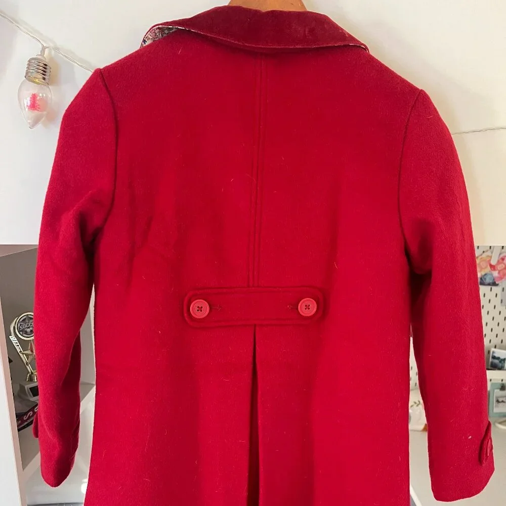 Mini Boden Wool Blend Coat - Size 8-9 Kids - Picture 2 of 5